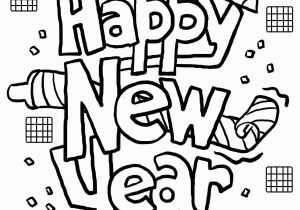 Happy New Year Coloring Pages for toddlers Free Printable New Years Coloring Pages for Kids