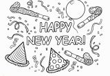 Happy New Year Coloring Pages for toddlers Printable Happy New Year Coloring Pages for Kidsfree