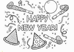 Happy New Year Coloring Pages for toddlers Printable Happy New Year Coloring Pages for Kidsfree