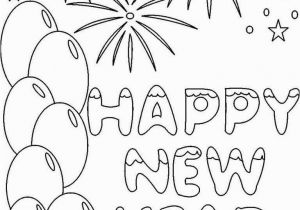 Happy New Year Coloring Pages for toddlers Printable New Year 2018 Coloring Pages