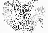 Happy New Year Coloring Pages Preschool Happy New Year Coloring Pages to Print