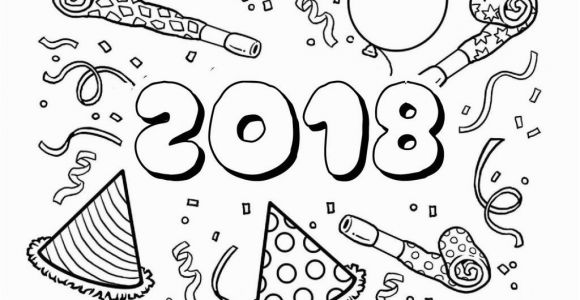 Happy New Year Coloring Pages Preschool Happy New Year Coloring Pages to Print