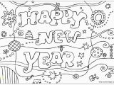 Happy New Year Coloring Pages Preschool Happy New Year Coloring Pages to Print