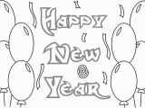 Happy New Year Coloring Pages Preschool Happy New Year Coloring Pages to Print