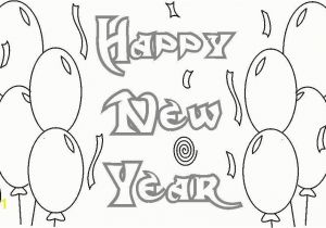 Happy New Year Coloring Pages Preschool Happy New Year Coloring Pages to Print