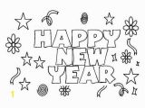 Happy New Year Coloring Pages Preschool Happy New Year Coloring Pages to Print