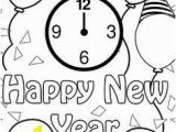 Happy New Year Coloring Pages Printable Happy New Year Party Hats Coloring Page Church Stuff