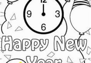 Happy New Year Coloring Pages Printable Happy New Year Party Hats Coloring Page Church Stuff