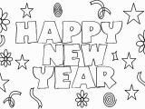 Happy New Year Coloring Pages to Print New Year Drawing at Getdrawings