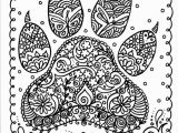 Hard Animal Coloring Pages Instant Download Dog Paw Print You Be the Artist by