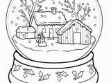 Hard Christmas Coloring Pages Winter Coloring Pages Snow Globe Coloringstar