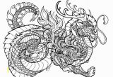 Hard Coloring Pages Of Dragons Dragon Coloring Pages for Adults Printable