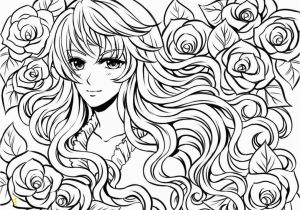 Hard Girl Coloring Pages Anime Line