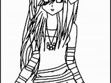 Hard Girl Coloring Pages Emo Coloring Pages 3 for Krysta Pinterest