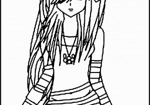 Hard Girl Coloring Pages Emo Coloring Pages 3 for Krysta Pinterest