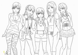 Hard Girl Coloring Pages Gambar Anime Girls Coloring Pages Free and Cute Studynow Me