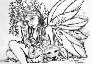 Hard Girl Coloring Pages Hard Fairy Coloring Pages for Adults