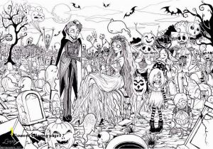 Hard Halloween Coloring Pages for Adults 23 Halloween Coloring Pages 7