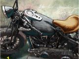 Harley Davidson Motorcycle Wall Murals Canvas Wall Art Painting Design for Harley Davidson Bikers