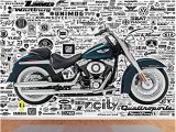 Harley Davidson Wall Mural Shop 999store Indian Wallpaper Harley Davidson Bike Textured