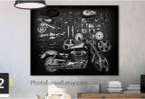 Harley Davidson Wall Murals Harley Davidson Art Wall Decor Large Wall Art Canvas