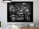 Harley Davidson Wall Murals Harley Davidson Art Wall Decor Large Wall Art Canvas