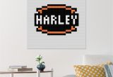 Harley Davidson Wall Murals Harley Davidson Wall Art 2019 Harley Davidson Pixel Art – Brik