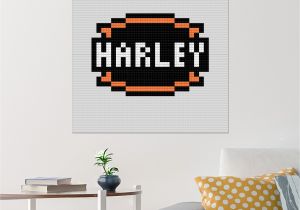 Harley Davidson Wall Murals Harley Davidson Wall Art 2019 Harley Davidson Pixel Art – Brik