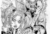 Harley Quinn and Joker Coloring Pages for Adults Harley Quinn and Joker by Eduardoleon On Deviantart