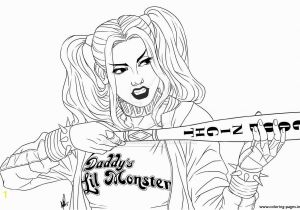 Harley Quinn and the Joker Coloring Pages 13 Harley Quinn Coloring Page