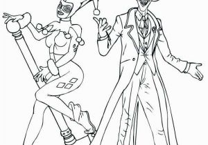 Harley Quinn and the Joker Coloring Pages Harley Quinn Coloring Pages Printable Beautiful 16 Awesome Batman