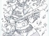 Harley Quinn Coloring Pages for Adults Harley Quinn Suicide Squad Adult Coloring Page