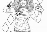 Harley Quinn Coloring Pages Printable Ideas for Printable Harley Quinn Coloring Pages