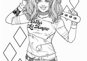 Harley Quinn Coloring Pages to Print 20 Free Printable Harley Quinn Coloring Pages