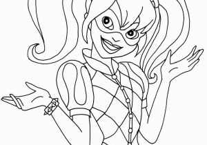 Harley Quinn Coloring Pages to Print Free Printable Super Hero High Coloring Pages Harley