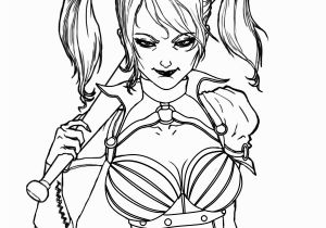 Harley Quinn Coloring Pages to Print Harley Quinn Coloring Pages