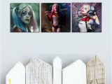 Harley Quinn Wall Mural 2019 Harley Quinn 3p Canvas Painting Living Room Home Decor Modern Mural Art Oil Painting 01 From Wujia002 $12 07