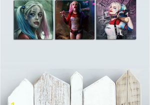 Harley Quinn Wall Mural 2019 Harley Quinn 3p Canvas Painting Living Room Home Decor Modern Mural Art Oil Painting 01 From Wujia002 $12 07