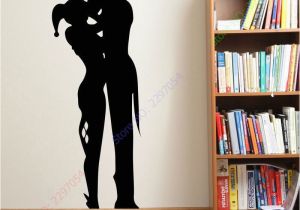 Harley Quinn Wall Mural Us $6 39 Off Harley Quinn and the Joker Wall Art Sticker Decal Diy Home Decoration Wall Mural Removable Room Sticker 57x150cm In Wall Stickers