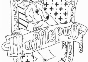 Harry Potter House Crests Coloring Pages Hufflepuff Crest