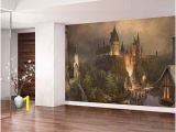 Harry Potter Wall Mural Wallpaper Hogwarts Tapete Etsy De