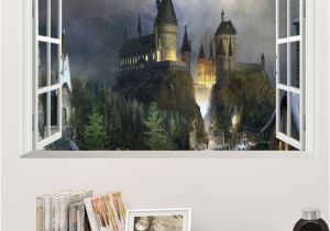 Harry Potter Wall Murals Harry Potter Poster 3d Fenster Decor Hogwarts Dekorative