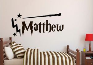 Harry Potter Wall Murals Personalized Name Wall Decal Boy Name Wall Decal Harry Potter Wall