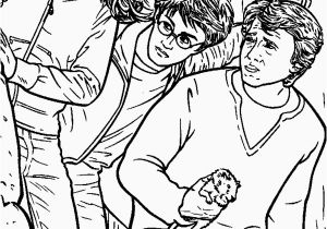 Harry Ron and Hermione Coloring Pages Hermione Granger Coloring Page