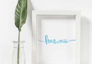 Hawaiian Beach Wall Murals Hawaii Wall Print Watercolor Printable Printable Home Decor