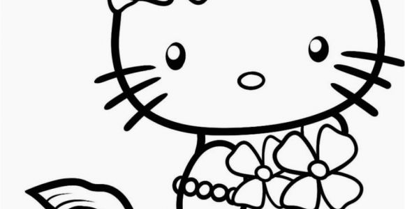 Hawaiian Hello Kitty Coloring Pages Hello Kitty Mermaid Coloring Pages