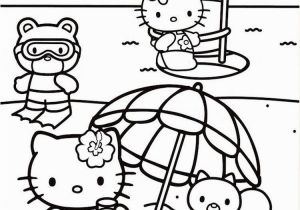 Hawaiian Hello Kitty Coloring Pages Hello Kitty