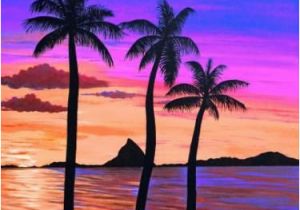 Hawaiian Sunset Wall Mural Hawaiian Sunset My Style