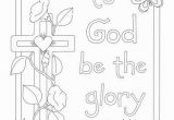 He is Risen Coloring Pages Printable Glory Of the Lord Coloring Page Bible Script