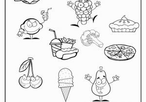 Healthy and Unhealthy Food Coloring Pages Healthy Foods for Kids Worksheets Good Galleries